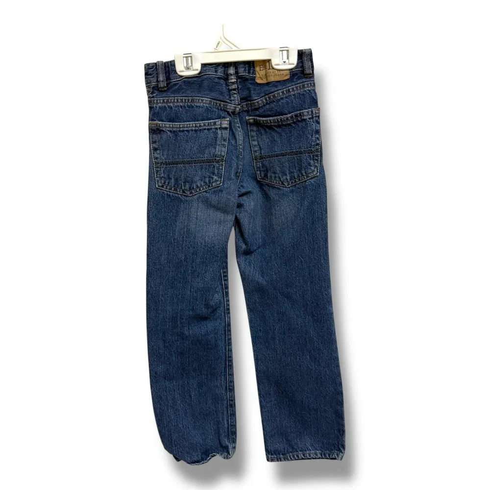 Kids Boys Jeans Straight Fit Blue Denim Pants Size 7 The Children's Place‎